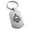 Silver, variant on Stainless Steel Pirate Bandit Skull Anchor Engraved Dog Tag Keychain Keyring