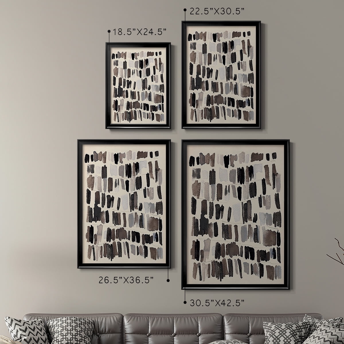 Chalk and Flint IV Premium Framed Print, in Gold, Black, or Silver - Ready to Hang