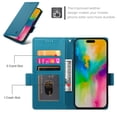 thumbnail image 2 of Designed for iPhone 14 Pro Wallet Case, with Card Slots Strong Magnetic Closure PU Leather Flip Fold Shockproof Kickstand Durable Purse Flip Case for iPhone 14 Pro - Blue, 2 of 7