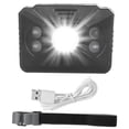 thumbnail image 1 of Faro LED para exteriores, luz de inducción montada en la cabeza, resaltado para acampar, pescar, senderismo, 1 of 14