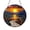Acrylic 3.5 Inch, variant on Fantasy Sunset Landscape Stained Glass Style Suncatcher For Window Hanging, Imaginary Mountain View Art Decor With Wildflowers, Aesthetic Nature Room Ornament, Decorative Present For Artwork Lovers