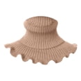 thumbnail image 4 of Mujer Invierno Bib Pullover Collar Cover Neck Warmer Bufandas Práctico Marrón Yuyangstore bufanda de invierno, 4 of 7