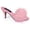 Pink, variant on Pink Satin Maribou Slippers PHOEBE Pink