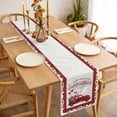 thumbnail image 3 of Valentine's Day Table Runner 60 Inches Long Farmhouse Dress Scarves, Red Truck Love Heart Roses Romantic Floral Dining Tablerunner for Coffee Table/Kitchen Island/Party Décor, 13" x 60", 3 of 8