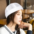 thumbnail image 6 of vlrwzc Mesh Beanie Cap Breathable Brimless Sailor Hat Summer Beanie Cap Adjustable Rolled Cuff Cap Retro Skull Caps Hip-Hop Cap, 6 of 7