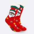 thumbnail image 2 of Items UHGANN Under $10 Fuzzy Socks for Women Teen Girls Fluffy Christmas Cozy Slipper Cabin Soft Winter Warm Fleece Socks, 2 of 3