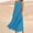 *A-Dark Blue, variant on ClodeEU Women's Linen Blend Round Neck Sleeveless Midi Dress,Casual Loose Sundress with Pockets A-Army Green,Women's Plus L