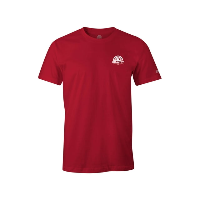 Gravity Outdoor Co. Mens Fine Jersey T-Shirt - Red - Small
