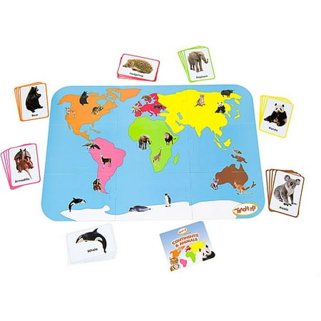 Teach My Toddler Continents and Animals