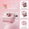 thumbnail image 2 of Flooyes Kids Digital Camera Instant Print, Christmas Birthday Gifts for Girls Boys, Toy for 3 4 5 6 7 8+ Year Old Kids Toddlers-Pink, 2 of 7
