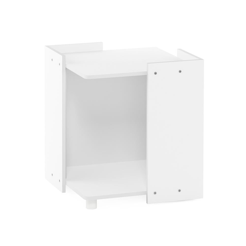 Furinno Peli Litter Box Enclosure, Solid White