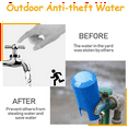 thumbnail image 4 of 2X Water Faucet Lock Outdoor/Garden Hose Tap Anti-Theft Child-Proof Metal Protection Cover Style, 4 of 5