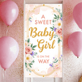 thumbnail image 6 of Floral Design Baby Shower Banner Pink Theme Sweet Baby Girl Backdrop for Newborn Party Gender Reveal Event Decoration, 6 of 8