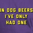 thumbnail image 3 of CafePress - In Dog Beers I've Only Had One Dark T Shirt - Men's Classic Graphic Cotton T-Shirt, 3 of 4