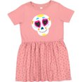 thumbnail image 3 of Inktastic Decorated Skull Girls Toddler Dress, 3 of 5