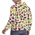 thumbnail image 3 of Hoodies for Men - colorful fruits Long Sleeve Comfrt Men'S Fashion Hoodies & Sweatshirts, Sweatshirts for Men Hoodies Pullover Clothing Clothes with Pouch, 3 of 7