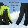thumbnail image 7 of VIKAMAKA Motorcycle Men's Rain Suit for Men,Waterproof Breathable Lightweight Hooded Reflective Rain Gear for Cycling Fishing (Fluo&Black, X-Large), 7 of 7