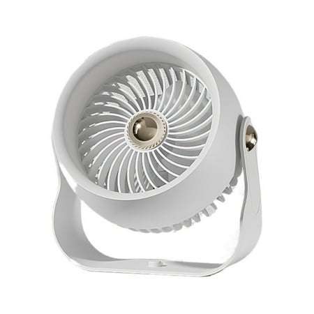 

Clearance! Zauma Fans New Air Circulation Fan Usb Rechargeable Home Portable High Wind Mute Wall Mounted Desktop Electric Fan