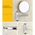 thumbnail image 5 of Bathroom Vanity Mirror,Metal Copper 8 Inch Double Mirror,Wall Hanging Makeup Mirror,3XMagnification Vanity Mirror, 5 of 5