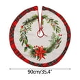 thumbnail image 4 of Dmlowu Christmas Decorations Tree Skirt, Non Slip Christmas Tree Skirt, Wrink Proof Exquisite Christmas Tree Skirts for Holiday Party Christmas Decorations(35.4"/90cm), 4 of 9