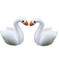thumbnail image 1 of Billuyoard Cisne blanco decoración en miniatura del hogar modelo Animal estatuilla escritorio estantería DIY Decoración del hogar blanco 2*2.5 cm, 1 of 6