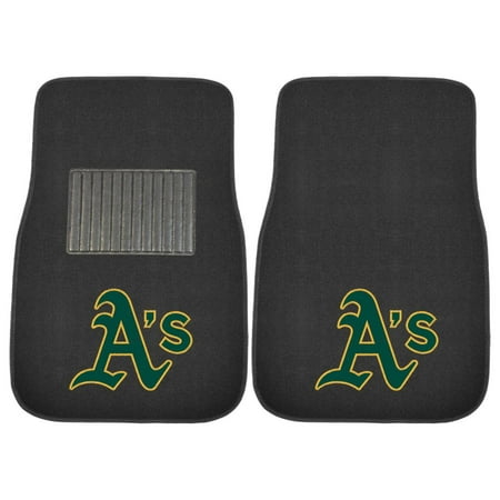 Oakland Athletics 2-Piece Embroidered Car Mat Set