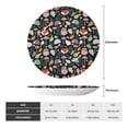 thumbnail image 2 of Daiia Autumn Forest Printed Pattern Ceramic Plate Dinner Plates Bone China Decorative Plates with Display Stand Art Ceramic Ornaments for Wall Hanging Decoration-6in, 2 of 6
