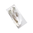thumbnail image 2 of PONPRNGY 2Pcs Glitter Birds White Artificial Foam Feather Birds Clip on Christmas Tree Ornaments Wedding Home Wreath Decoration, 2 of 6