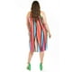 thumbnail image 3 of Vestido plisado Roman Fashion Multicolor Talla Extra Verde 42, 3 of 7