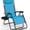 Blue, variant on HarmonyStrings Folding Reclining Lounge Chair, Outdoor Zero Gravity Recliner W/Side Tray & Detachable Headrest Pillow, Heavy-Duty Steel Frame, Reclining Folding Chair-Grey Set of 2