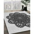 thumbnail image 3 of Ahgly Company Machine Washable Indoor Rectangle Transitional Platinum Gray Area Rugs, 8' x 12', 3 of 7