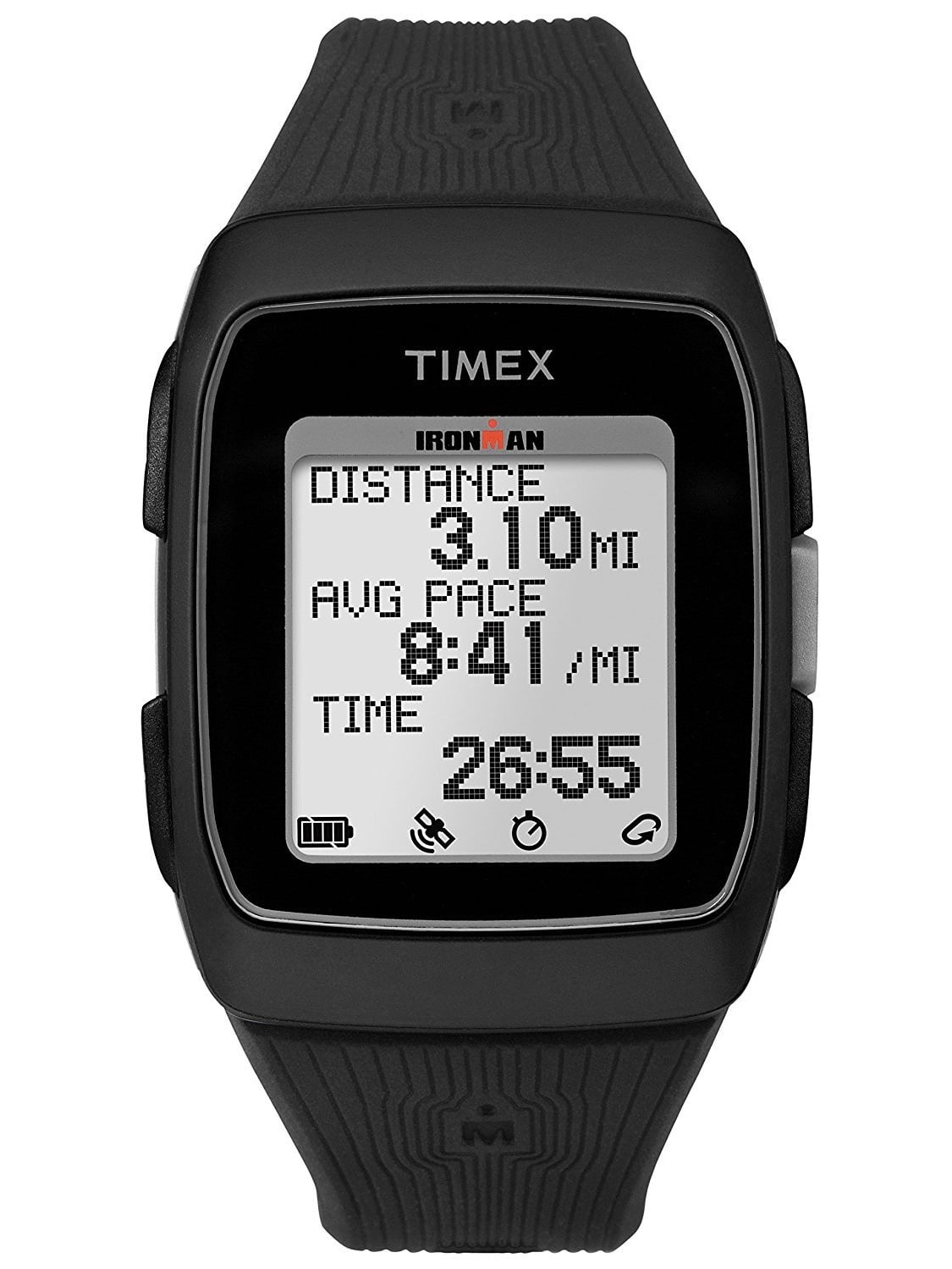 TW5M11700 Ironman GPS Unisex Watch Black 38mm Resin - Walmart.com