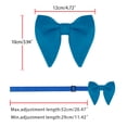 thumbnail image 4 of Pajarita Allegra K Terciopelo Azul One Size, 4 of 5