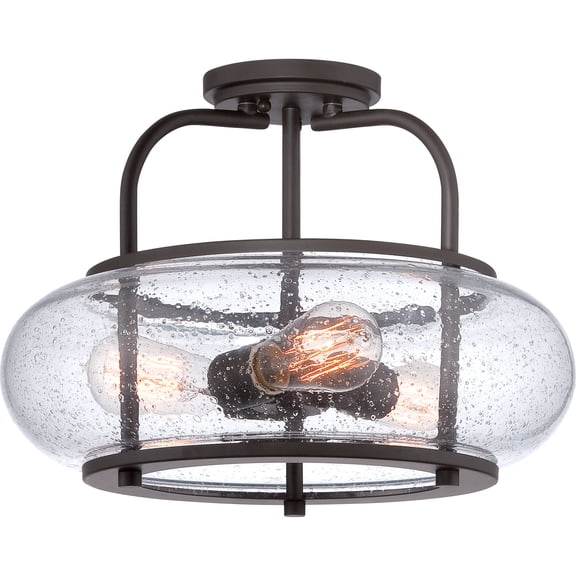 Quoizel Lighting - Three Light Semi-Flush Mount - Semi-Flush Mount - Trilogy - 3
