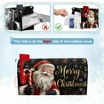 thumbnail image 4 of YOPINCO Merry Christmas Santa Claus Mailbox Covers Magnetic Standard Size 18" ×21",Check Mailbox Wraps Post Letter Box Cover for Holiday Garden Yard Decor, 4 of 5