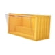 thumbnail image 2 of Vitrina para objetos de colección, caja de exhibición apilable de dos niveles con forma de cubo para mostrador, vitrina para figuras, modelos de autos con amarillo claro, 2 of 8