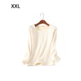 thumbnail image 2 of Minnieouse Ropa interior Camiseta Mujer Cálido Grueso Algodón A prueba de viento Ropa interior sin rastro Ropa cómoda Manga larga Invierno Prendas para la parte del cuerpo Blanco,Blanco XXL XXL Minnieouse AP013131-12, 2 of 6