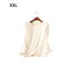 thumbnail image 5 of Qarigey Ropa interior Camiseta Mujer Cálido Grueso Algodón A prueba de viento Ropa interior sin rastro Ropa cómoda Manga larga Invierno Prendas para la parte del cuerpo Blanco,Blanco XXL XXL Qarigey AP013131-12, 5 of 6