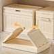 thumbnail image 5 of 2X Caja de Almacenamiento Plegable de Gran Capacidad con Polea - Organizador de Plástico Apilable con Tapa, Contenedor Portátil para el Hogar, 5 of 5