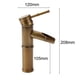 thumbnail image 3 of Basin Faucet Antique Brass Bamboo Shape Faucet Sink Mixer Faucet Single Handle Filter Impurities Kitchen Bathroom Accessories, 3 of 11