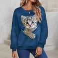 thumbnail image 4 of Sudadera con capucha de perro encantadora, sudadera de moda para mujer, abrigos para niña, sudadera con capucha de gato animal, ropa para mujer, jerséis kawaii Y2K Falls, cuello redondo, 4 of 5