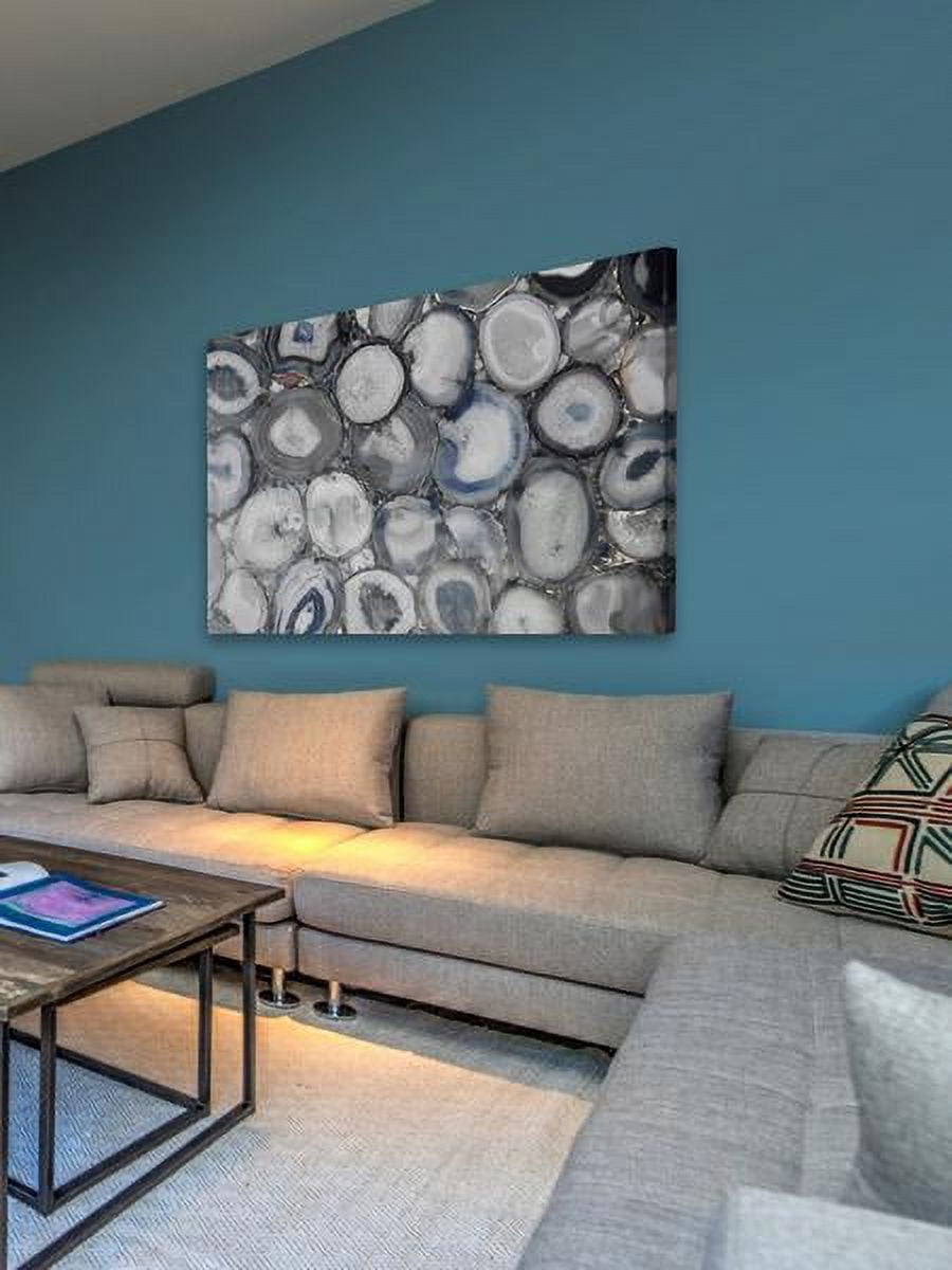 "Geode Pool" Painting Print on Wrapped Canvas