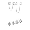 thumbnail image 1 of Juego De Anillos De De 2 Pieza De Cadena Elegante Para Mujeres Zulema anillos de dedo, 1 of 8