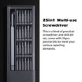 thumbnail image 2 of Tignapoo 24-Piece Precision Screwdriver and Bit Set for Electronics Repair, Magnetic Handle, S-2 Steel, Available in Aluminum or Plastic Storage Box, Ideal for Mobile Phones, Cameras, and More, 2 of 7
