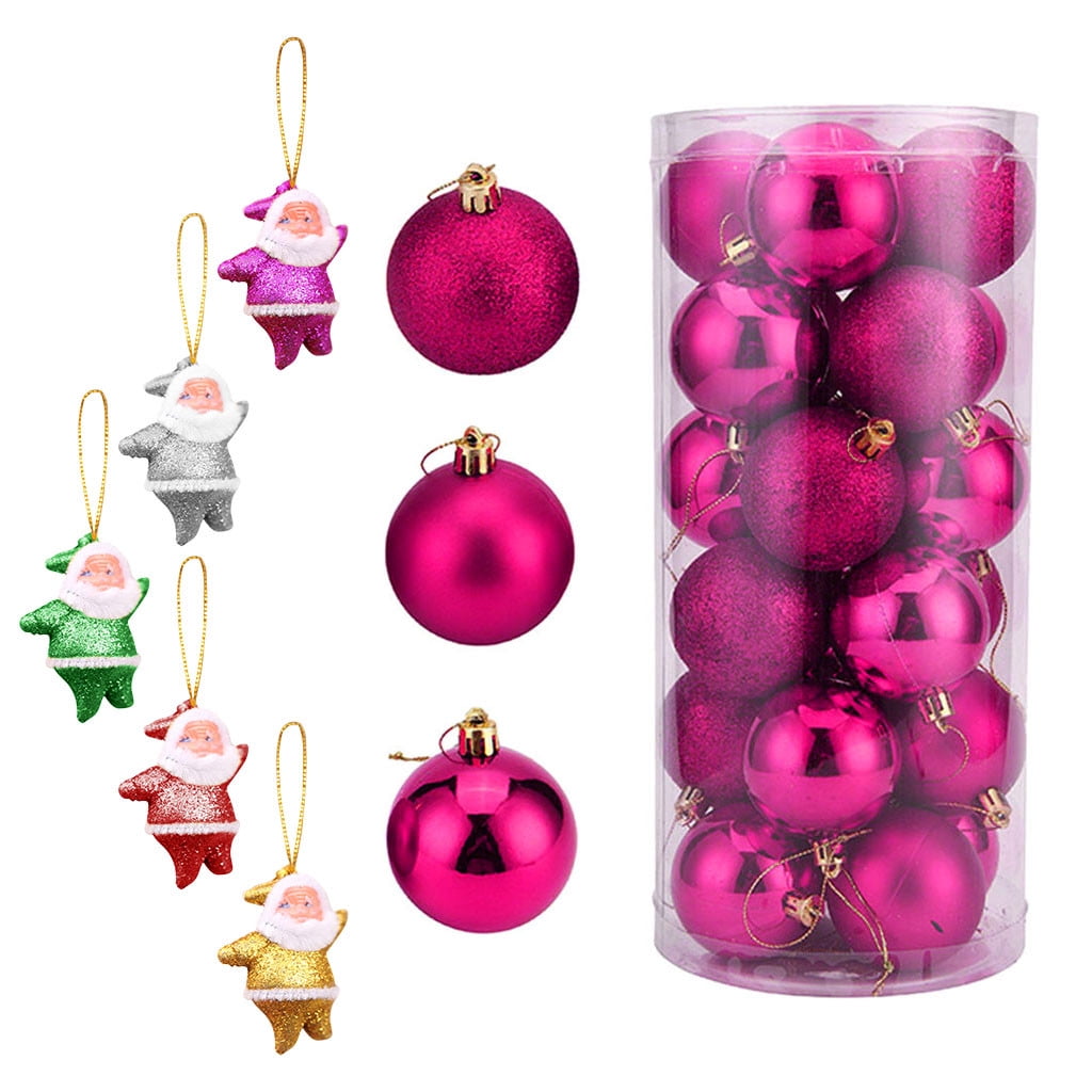 Details about   99pcs Christmas Balls Baubles 30mm Xmas Tree Hanging Ornament Décor Home Office 