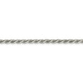 thumbnail image 2 of 925 Sterling Silver Diamond Cut 3mm Solid Rope Chain w/ Lobster Clasp - 36", 2 of 5