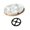 With Rotatable Tray, variant on DOMELAY Divided Food Trays Easy to Store Ceramic Plates for Candy Hotel Entertaining With Rotatable Tray