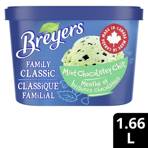 Dessert Glacé Breyers Classique Familial pour une délicieuse friandise glacée 1.66 LT Desserts congelés