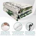thumbnail image 4 of Quilts Queen Size Bedding Set, Christmas Tree Lightweight Quilted Comforter, Xmas Trees Green Snowflake Rustic Soft Reversible Bedspread Coverlet with Pillow Covers for All Season, 90" x 96", 4 of 9