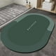 thumbnail image 2 of Alfombra absorbente para baño, resistente al aceite, tapetes para bañera y entrada. Ovalado Verde M, 2 of 7